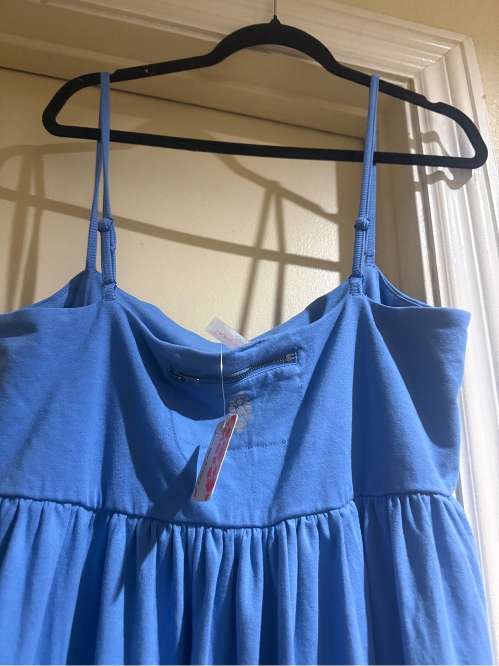 Free People Hot Shot Strappy Onesie Cobalt Blue Size XL NWT - Picture 12 of 12
